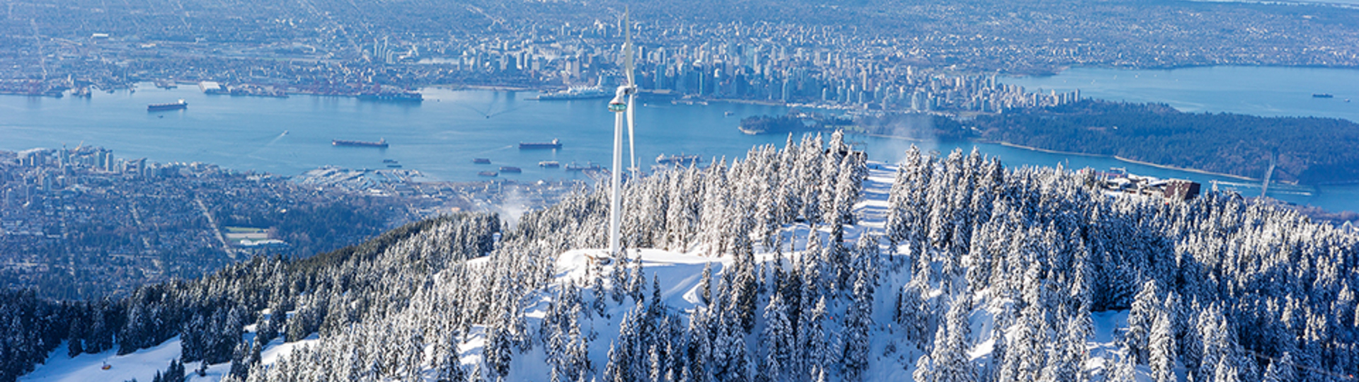 Mountain Aerial Winter