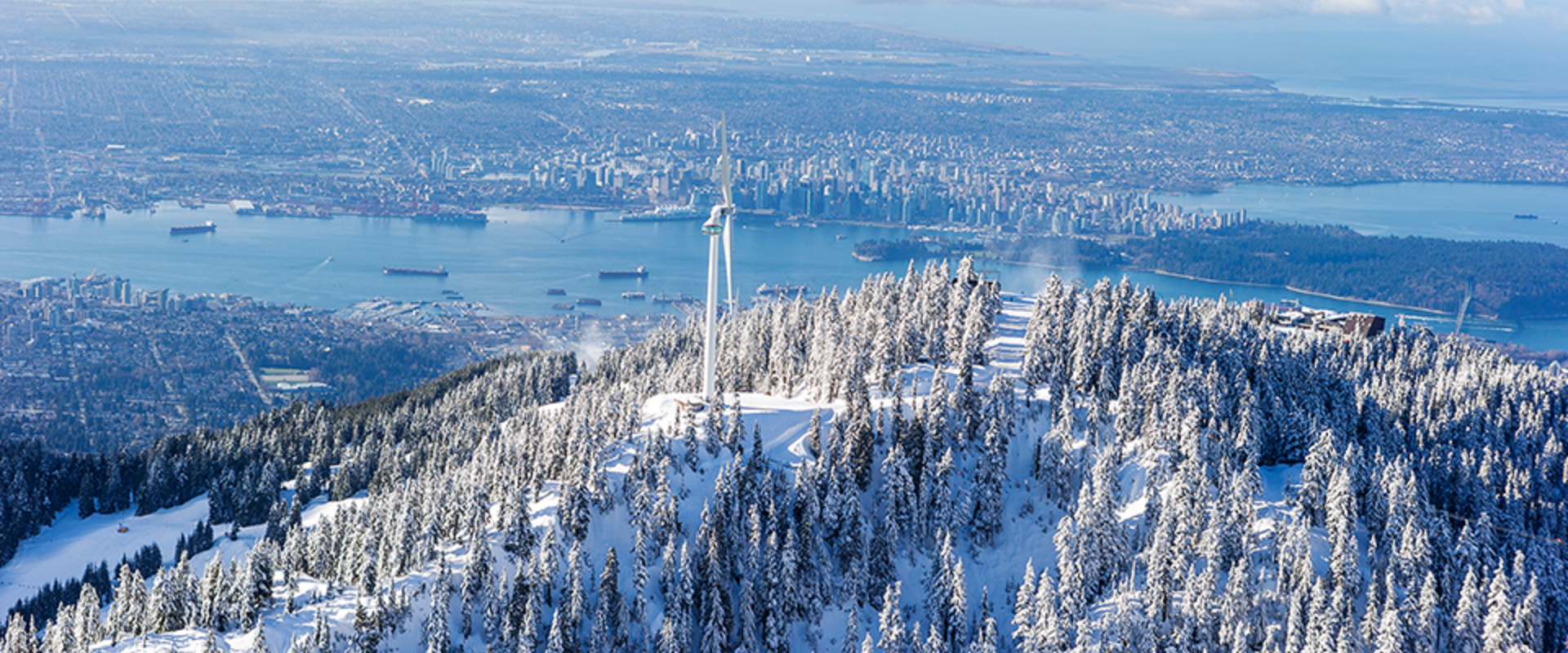 Mountain Aerial Winter